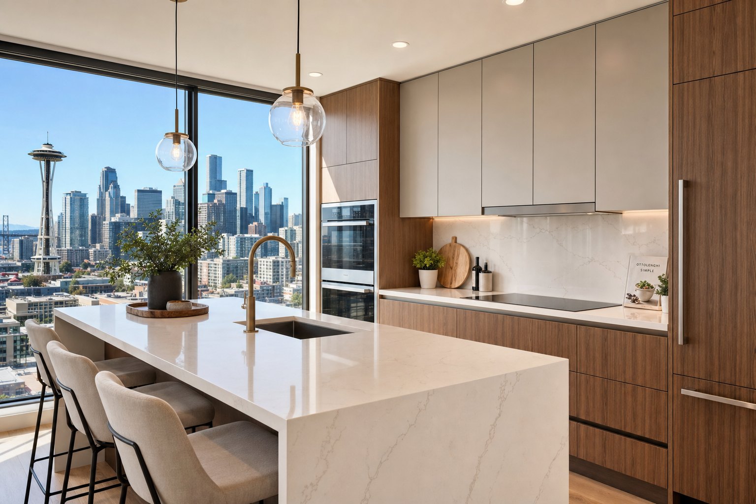 Modern condo kitchens command price premiums.