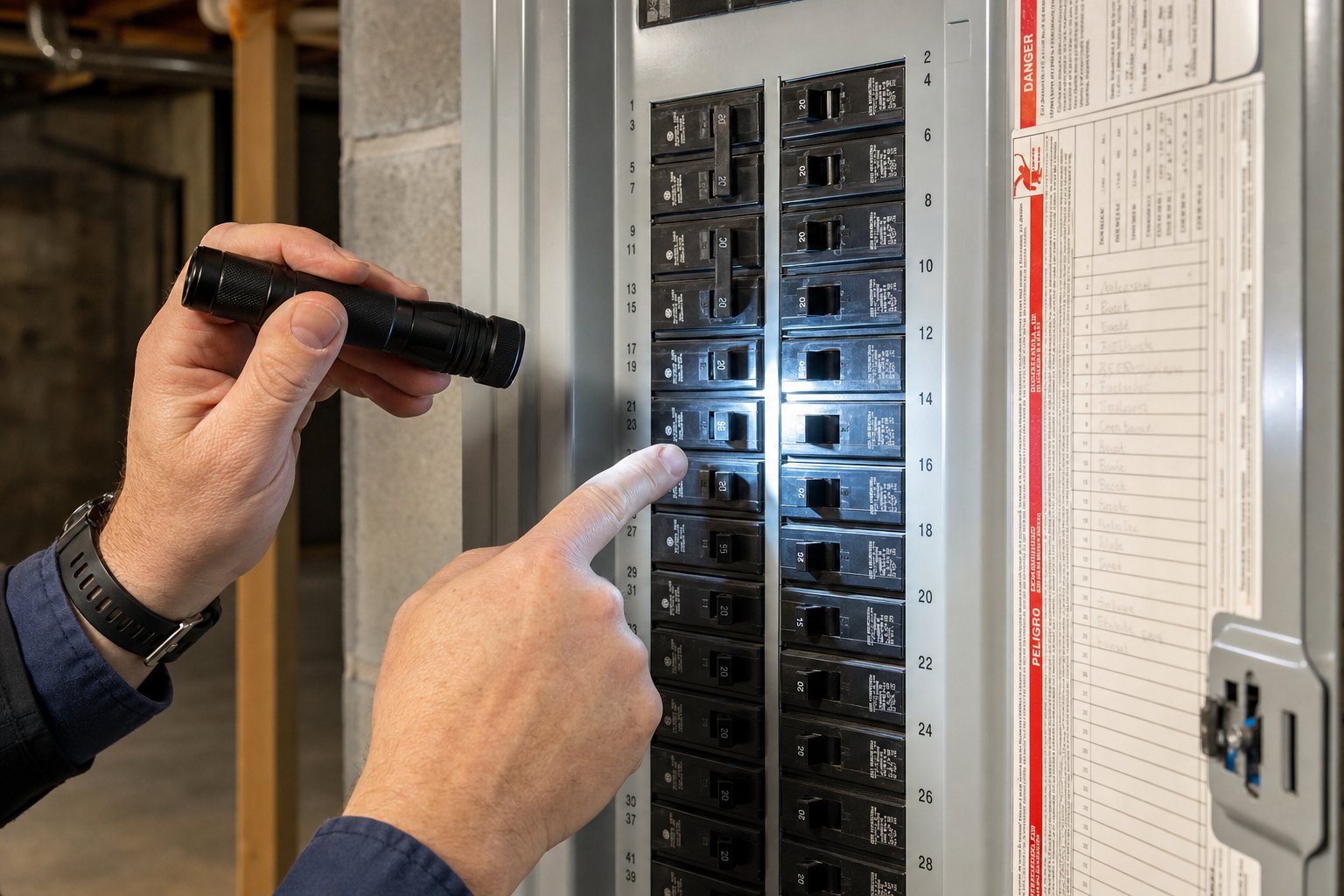 A thorough inspection of the electrical panel can reveal years of issues.