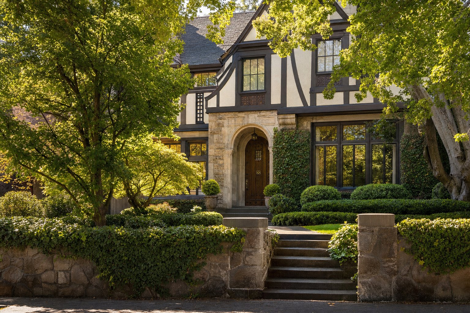 Historic mansions line streets like 14th Ave E.