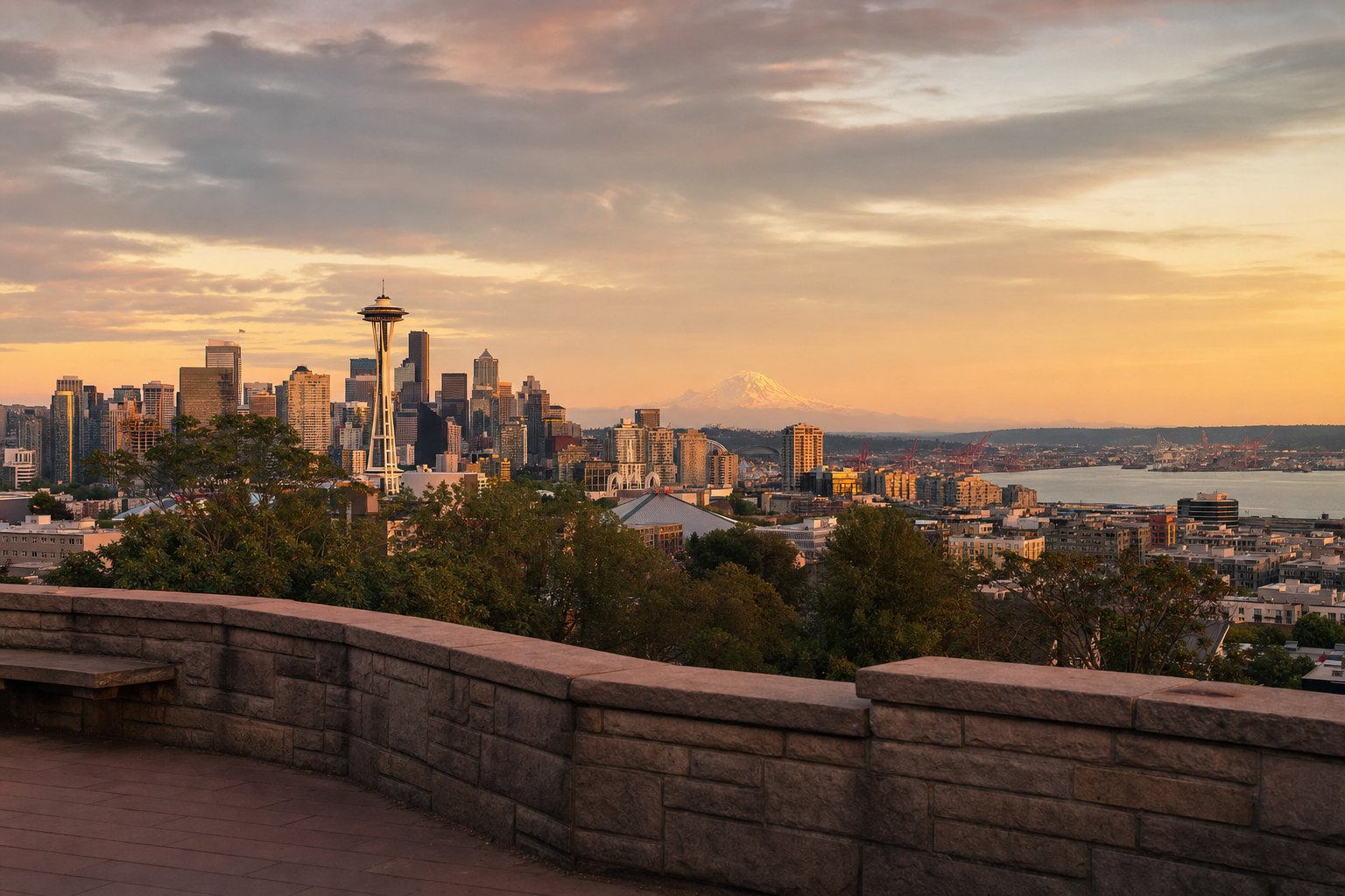 The iconic Kerry Park view of downtown.